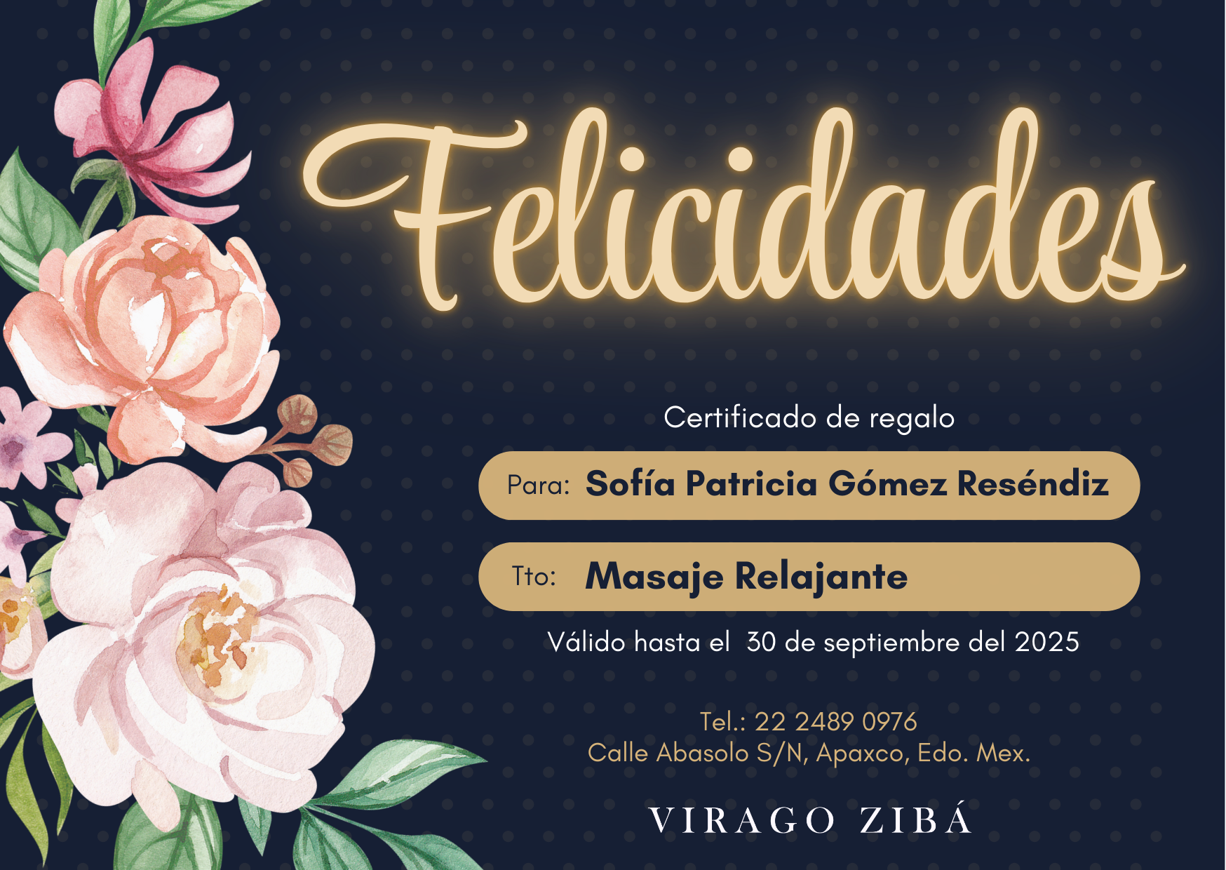 Certificado de Regalo